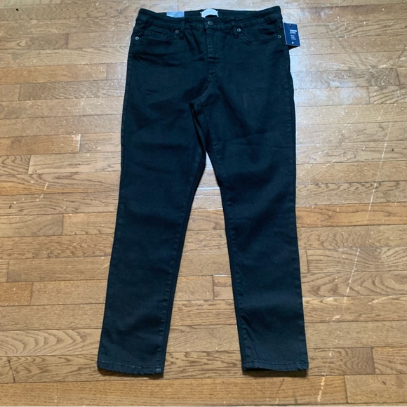 Crown & Ivory Women's Mid Rise Skinny Jeans | Size 14 | Saturated Black NEW!! - Picture 2 of 14